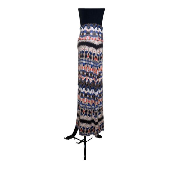 Cynthia Rowley pull on boho multicolor maxi skirt size XS - Picture 5 of 7